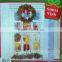 New Design plastic Christmas door decorations for home