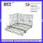 metal foldable steel storage cages storage cage rack HSX-3608