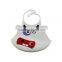 2016 New Design Funny Shapes FDA Silicone Baby Bib