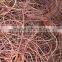 Red 99.99% copper wire scrap