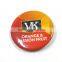 Promotion Gift Custom Letter Printed Wholesale PVC Metal Tin Badge