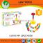Colored donminoes kids plastic intelligence toys