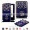 IFC096 Magnet leather flip case cover with pattern for Amazon Kindle tablet