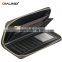 QIALINO RFID Blocking Wallet Luxury Ostrich leather wallet handbag