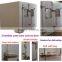 polyurethane insulation door with double handle for cold storage room
