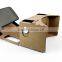 Deluxe Version Flat Package Google Cardboard VR 3D glasses