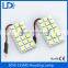 T10 BA9S Festoon 3 Adapters 5050 white Light 12V Dome Panel light led roof car reading light