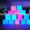 hot sale color changeable led night club cube furniture