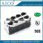 free sample pcb mounting right angle 8P8C metal poe 10/100/1000BASE-T amp rj45 connectors with transformer