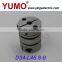 YUMO (LD2 D34 L45 8X8) Encoder coupling double Disc flexible rubber coupling