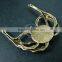 21.5mm vintage style antiqued bronze claw DIY pendant charm supplies findings 1810418