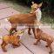 simulation type holiday furry deer toy animated