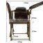 Folding & Knocked Down Muslim Prayer Chair for Elder - with Prayer Pad & Koran Pocket