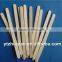 Flat disposable birch coffee sticks with custom logo