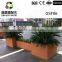 Weather resistant high quality wpc flower box rotproof wpc garden flower