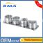 New Arrival 4 Pcs Magnetic Stainless Steel Spice Container Rack Set