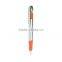 Best selling stylus ballpoint pen with plastic barrel and rubber grip