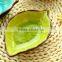Wholesale Stock Small Order Leaf Shaped Ceramic Condiment Plate