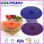 Fits various sizes of containers stretch silicone food covers
