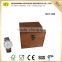 FSC vintage dovetail solid wood watch box