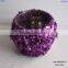 wendding candle lanterns with glitter