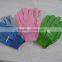 Cotton garden glove/PVC dots garden glove