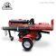 Italy style high capacity Honda gas engine with CE approved industrial size 50ton diesel wood splitter