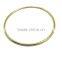 ID 6 inch Steel Wire Ring, High quality bright Brasss color O ring for bag round ring