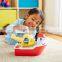 Promotional Gift OEM Custom Plastic Kids Toy Rescue Boat with Helicopter