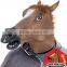 Vinyl Cosplay Animal Horse Head Masquerade Mask