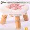 Lovely useful pretty Round Shape Children Lunch Seat Wooden Feet Stool
