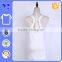 Pure white lovely chiffon bow gown casual dresses cocktail