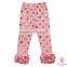 Wholesale kids ruffles pants baby girl ruffle pants