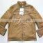Polo collar Winter coat mens pu jacket with pocket