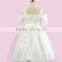 Kid Girls Flower Party Dress With Different Color Lace Flower Wedding Dress Off Shoulder Princess Fancy Dress Low MOQ