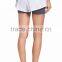 MGOO OEM Service Double Layer Performance Shorts Perforated Dri Fit Sports Short Pants With Drawstring Waist