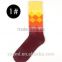 socks British style sub gradient color man pure cotton sports long barrel trade socks