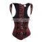 Instyles Steampunk Underbust Gothic Pattern Underbust Corset Vest