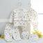 Wholesale newborn printing hot sale cotton baby clothing gift sets
