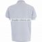 Blank Design Grey Short Sleeve Chest Pocket Pique Polo Shirt Men