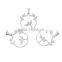 Stainless Steel Cut Out Pendants Branch Silver Tone Dragonfly