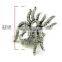 Fashion New Arrival Punk Style Rhinestone Spider Alloy Finger Ring