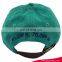 Cheap 100% cotton lower profile 6 panel high quality cyan baseball caps