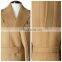 ZHANSHI Classic Fahion Winter Wool Blend Mens Slim Fit Long High Jackets