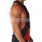 gym clothing contrast pocket tank top with hood