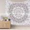 Indian Wall Hanging Hippie Ombre Mandala Tapestry Bohemian Bedspread Dorm Decor 95"X85" Inch