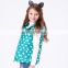 T-GJ002 Printed Girls Hooded Sleeveless Quilted Jacket