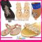 handmade fashion women shoe trim lady sandal rhinestone shoe chain