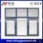 CE certificate tempered glass used aluminum windows