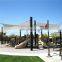 Big 20'x20'x20' oversized triangle garden patio sun sail shade color desert sand